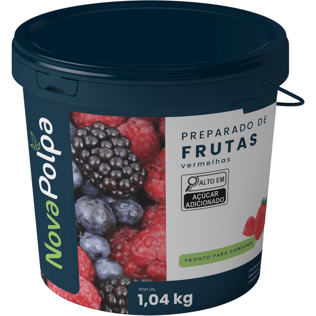 Preparado de Frutas Vermelhas Nova Polpa